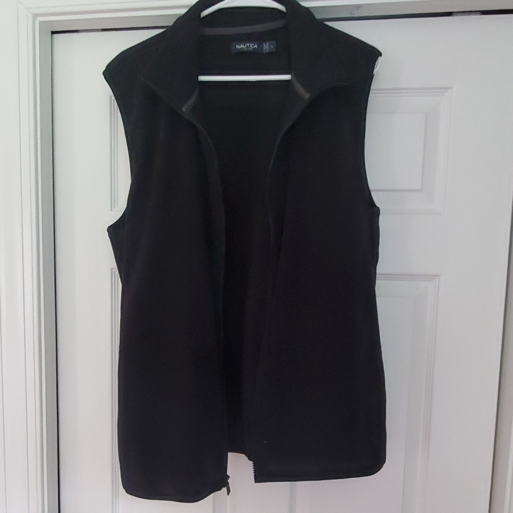 Black fleece  vest